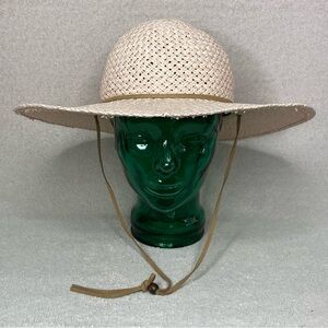 Pistil Straw Wide Brim Garden Hat-Light Pink-Womens M-Medium-Cottagecore-Outdoor